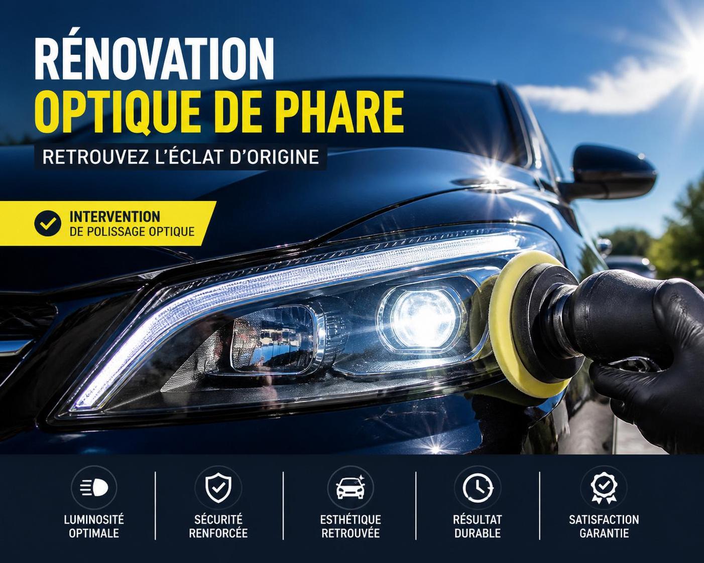 découvrez nos conseils pratiques pour la rénovation optique de phare et redonnez tout l’éclat à vos feux de voiture en toute simplicité.